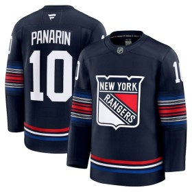 Miehille NHL New York Rangers Pelipaita Fanatics Premium Artemi Panarin 2024-25 Kolmas Navy